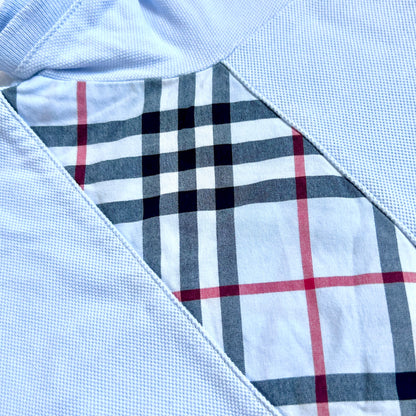 (Pre-loved) Burberry Light Blue T-Shirt 淺藍色短袖POLO衫 12Y