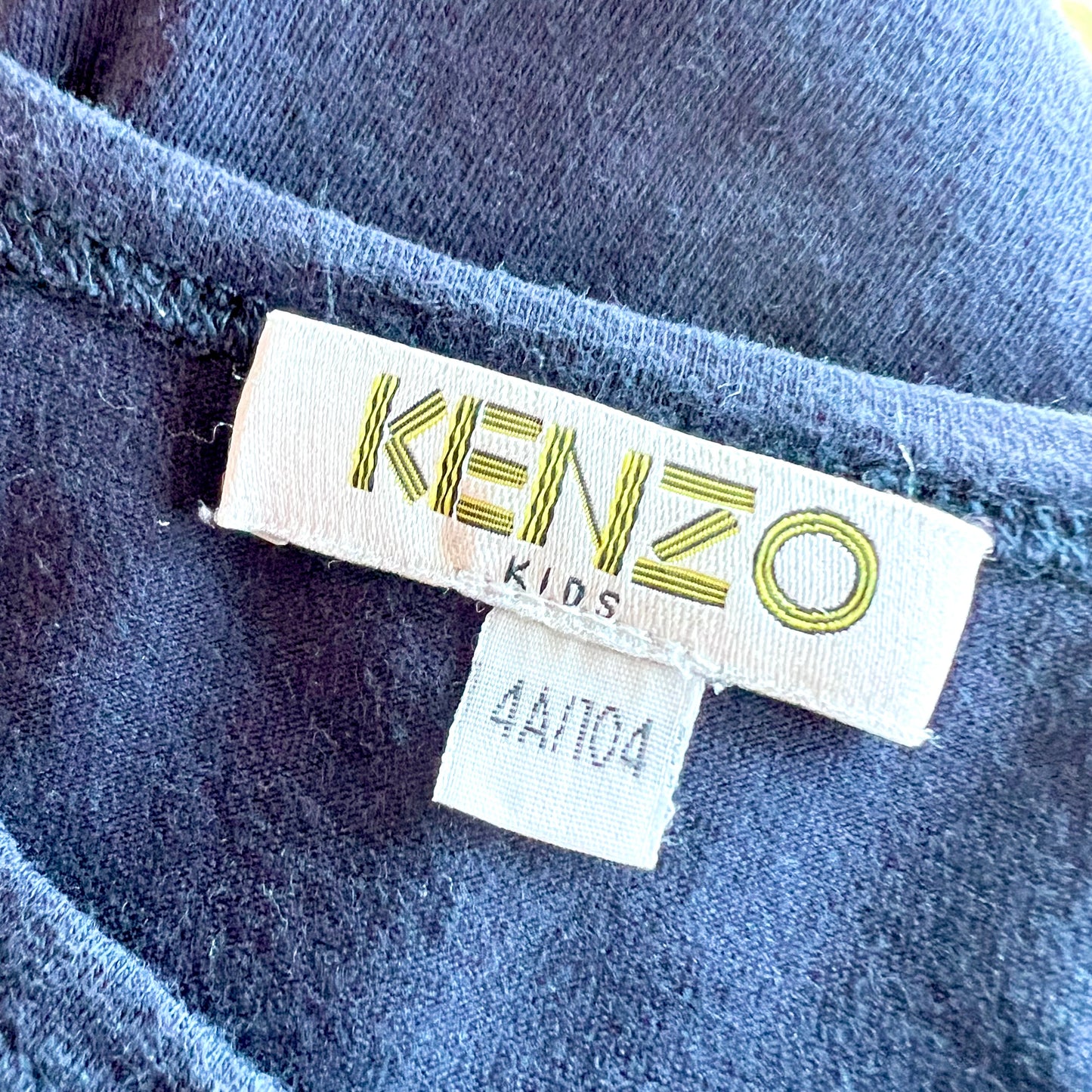 (Pre-loved) KENZO Blue Long Sleeves T-shirt 女童藍色長袖衫 4Y