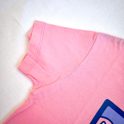 (Pre-loved) Patagonia Printed Pink T-Shirt 女童粉紅色短袖衫 3Y