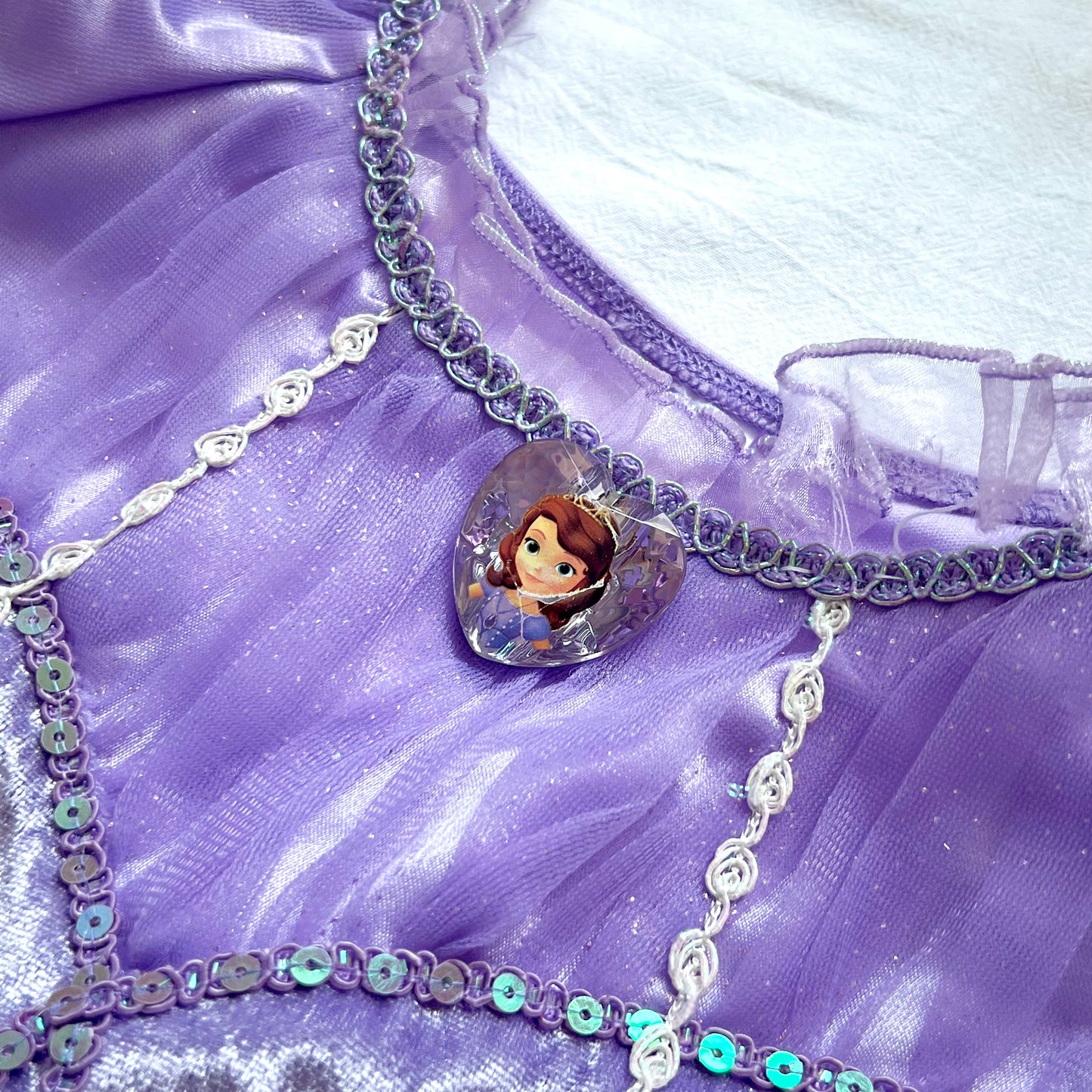 (Pre-loved) Disney Costume Sofia Dress 迪士尼蘇菲亞公主裙 4T