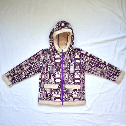 (Pre-loved) Patagonia Purple Fleece Jacket 紫色羊毛外套 4T