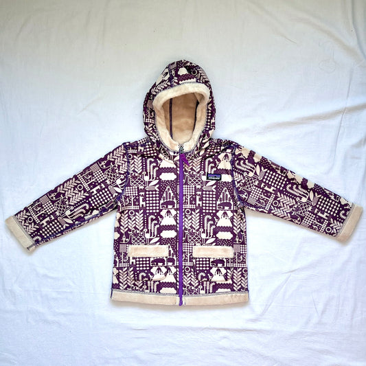 (Pre-loved) Patagonia Purple Fleece Jacket 紫色羊毛外套 4T