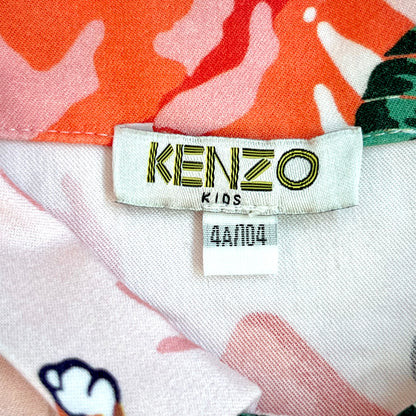 (Pre-loved) KENZO Pink Red Dress 粉紅色裙 4Y