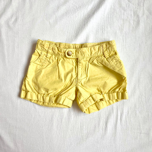 (Pre-loved) Bonpoint Yellow Shorts 女童黃色短褲 3Y
