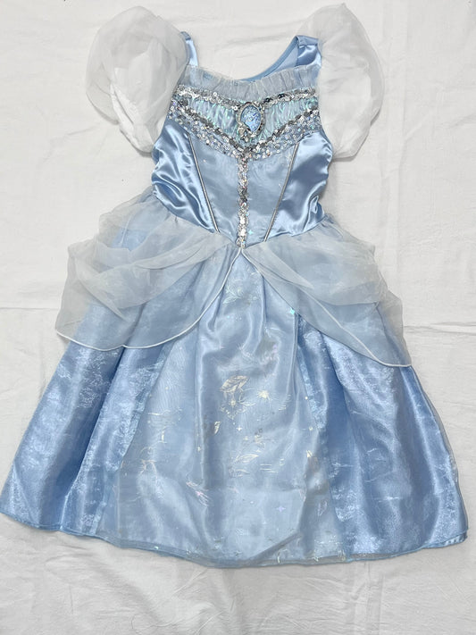 (Pre-loved) Disney Cinderella Deluxe Costume 迪士尼灰姑娘豪華公主裙 104cm