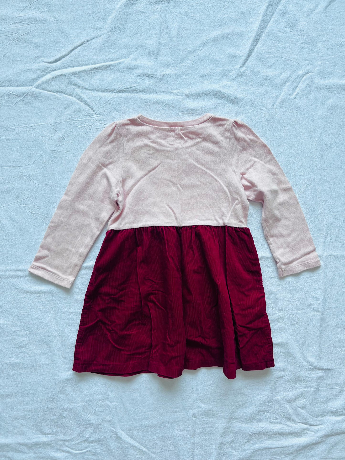 (Pre-loved) Mikihouse Pink & Red Dress