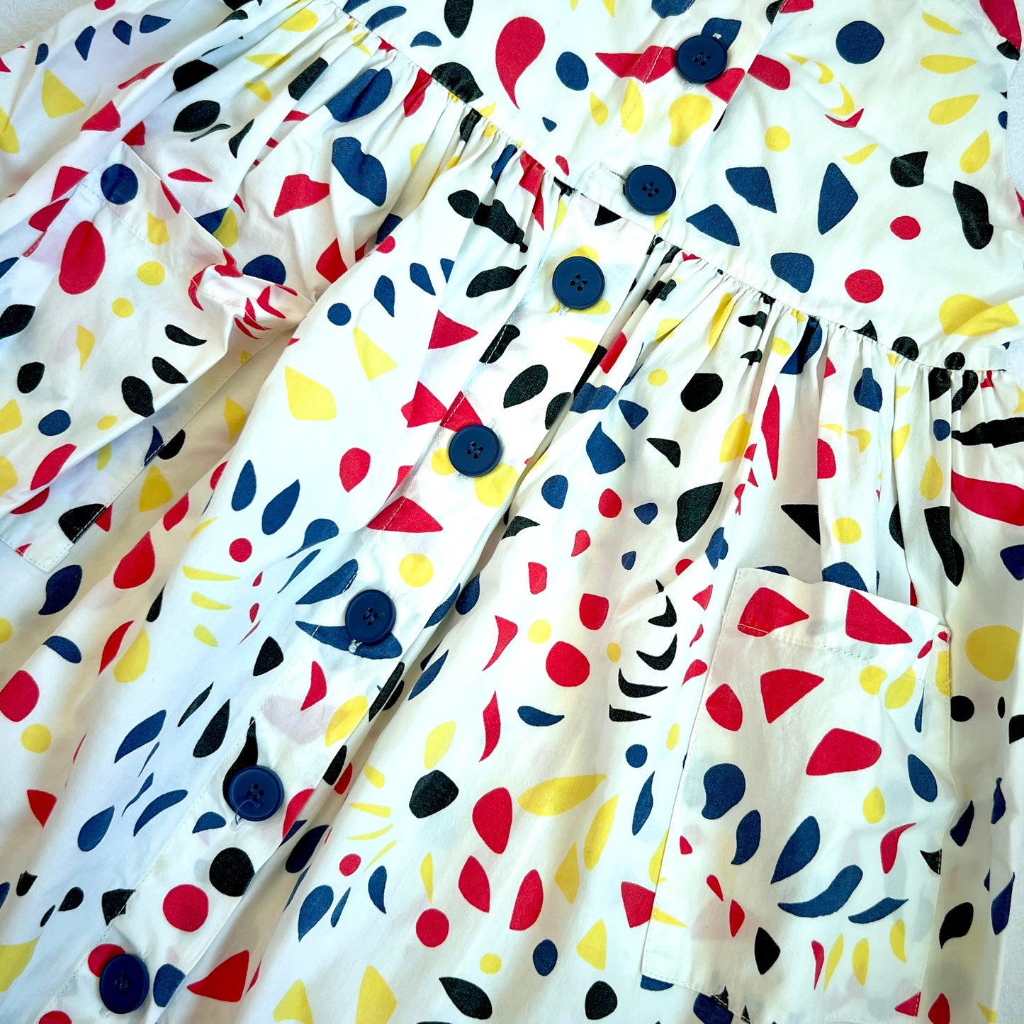 (Pre-loved) Bonpoint White Summer Dress 女童無袖連身裙 4Y