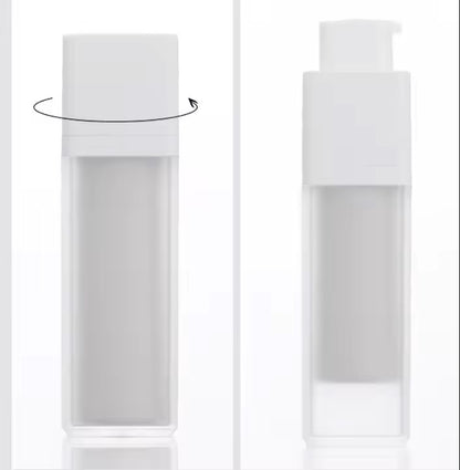 15/30/50ml Square Airless Lotion Bottle 方形真空乳液瓶