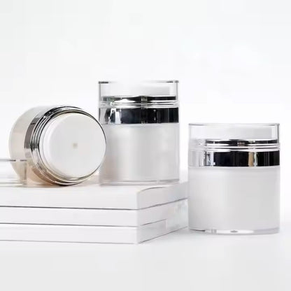 30/50ml Airless Cream Pump Jar 真空乳液泵罐