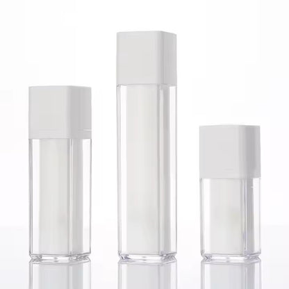 15/30/50ml Square Airless Lotion Bottle 方形真空乳液瓶