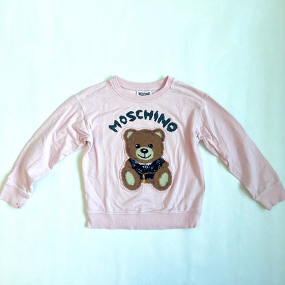 (Pre-loved) Moschino Pink Long Sleeve T-Shirt 小熊粉紅色長袖上衣 6Y