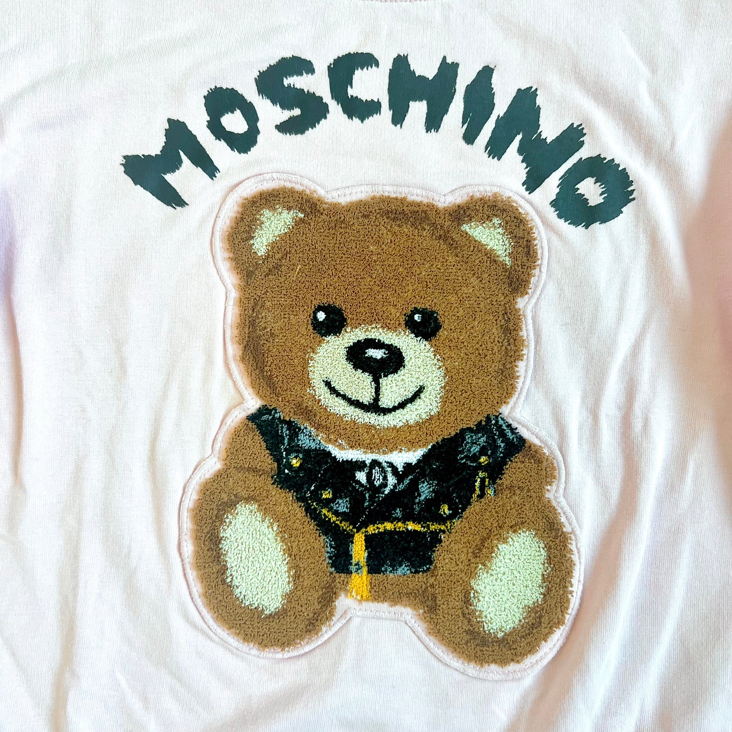 (Pre-loved) Moschino Pink Long Sleeve T-Shirt 小熊粉紅色長袖上衣 6Y