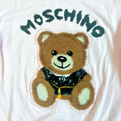 (Pre-loved) Moschino Pink Long Sleeve T-Shirt 小熊粉紅色長袖上衣 6Y