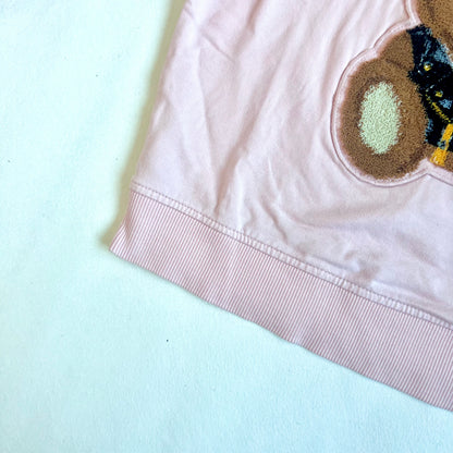 (Pre-loved) Moschino Pink Long Sleeve T-Shirt 小熊粉紅色長袖上衣 6Y