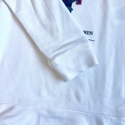 (Pre-loved) Polo Ralph Lauren Bear Sweater Dress 女童白色長袖小熊裙 5Y