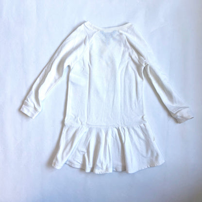 (Pre-loved) Polo Ralph Lauren Bear Sweater Dress 女童白色長袖小熊裙 5Y