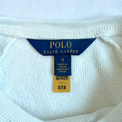 (Pre-loved) Polo Ralph Lauren Bear Sweater Dress 女童白色長袖小熊裙 5Y