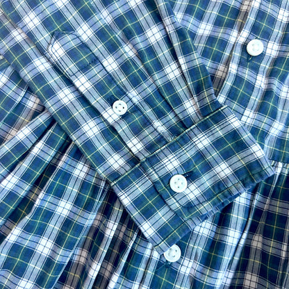 (Pre-loved) POLO Ralph Lauren Checkered Shirt Dress 藍色長袖格仔連身裙 5Y