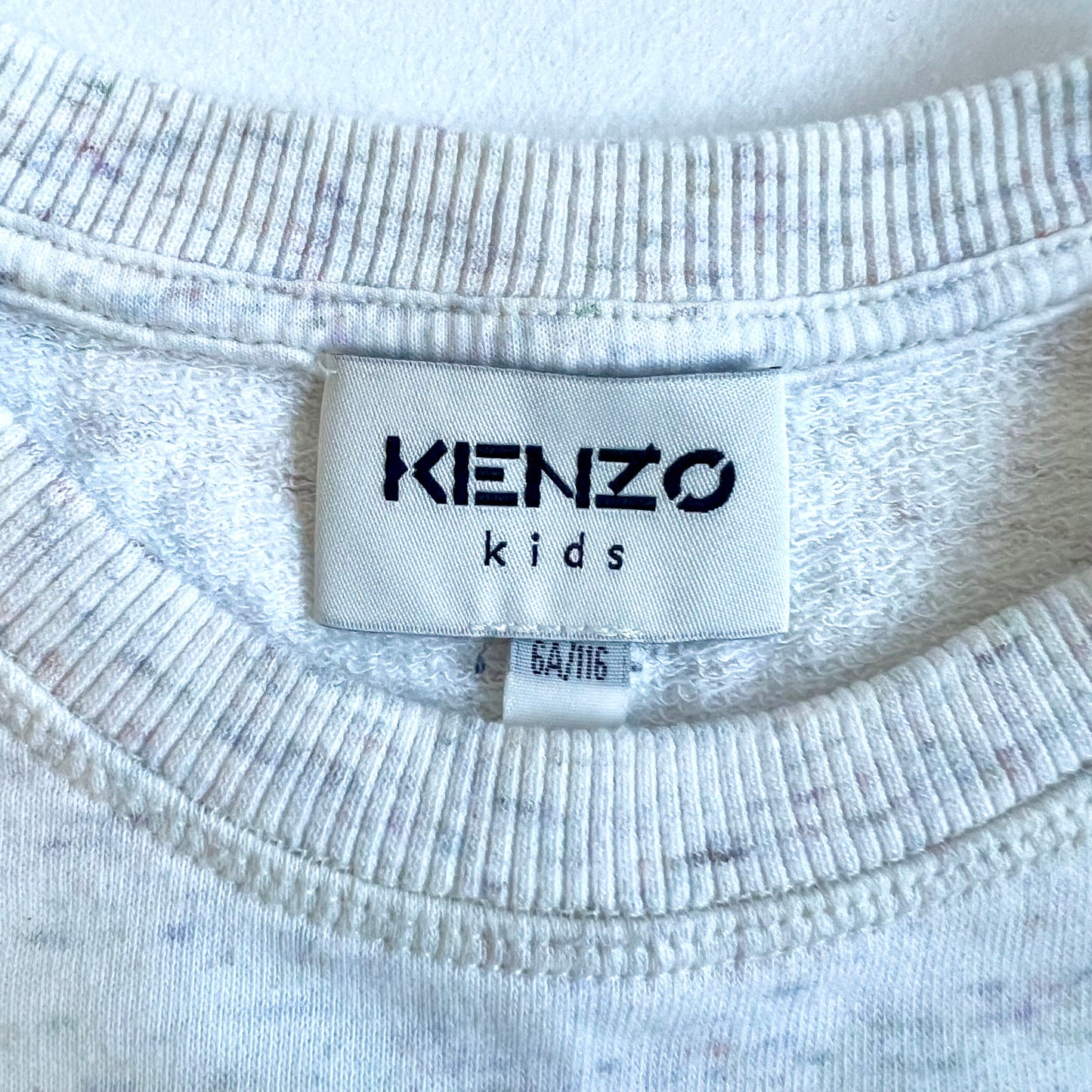 (Pre-loved) KENZO Grey Tiger Sweater 灰色長袖衛衣 6Y