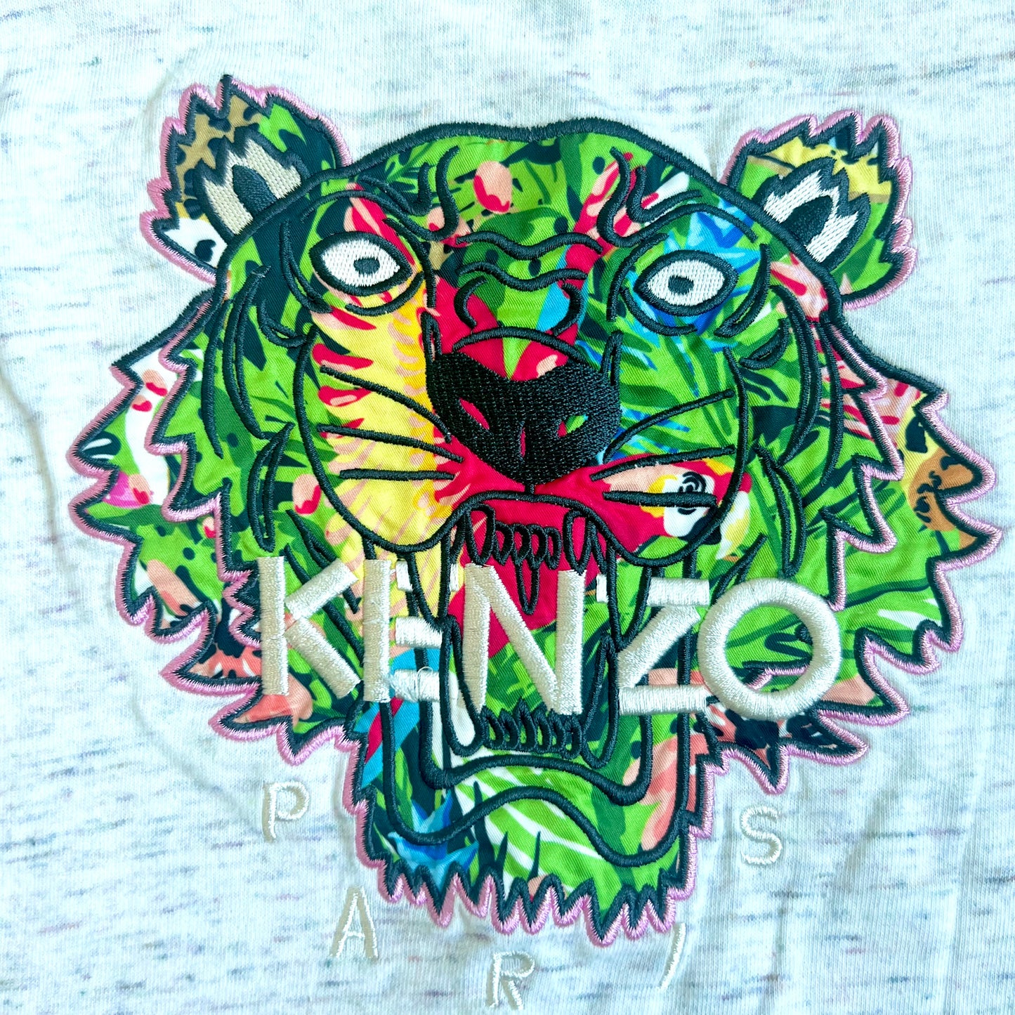 (Pre-loved) KENZO Grey Tiger Sweater 灰色長袖衛衣 6Y