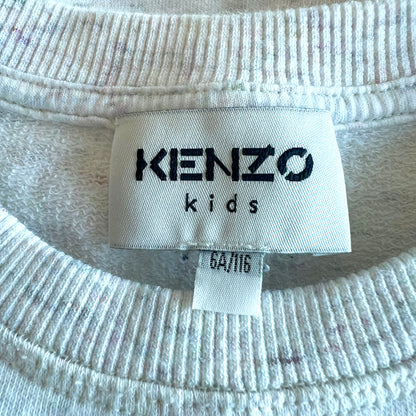 (Pre-loved) KENZO Grey Tiger Sweater 灰色長袖衛衣 6Y