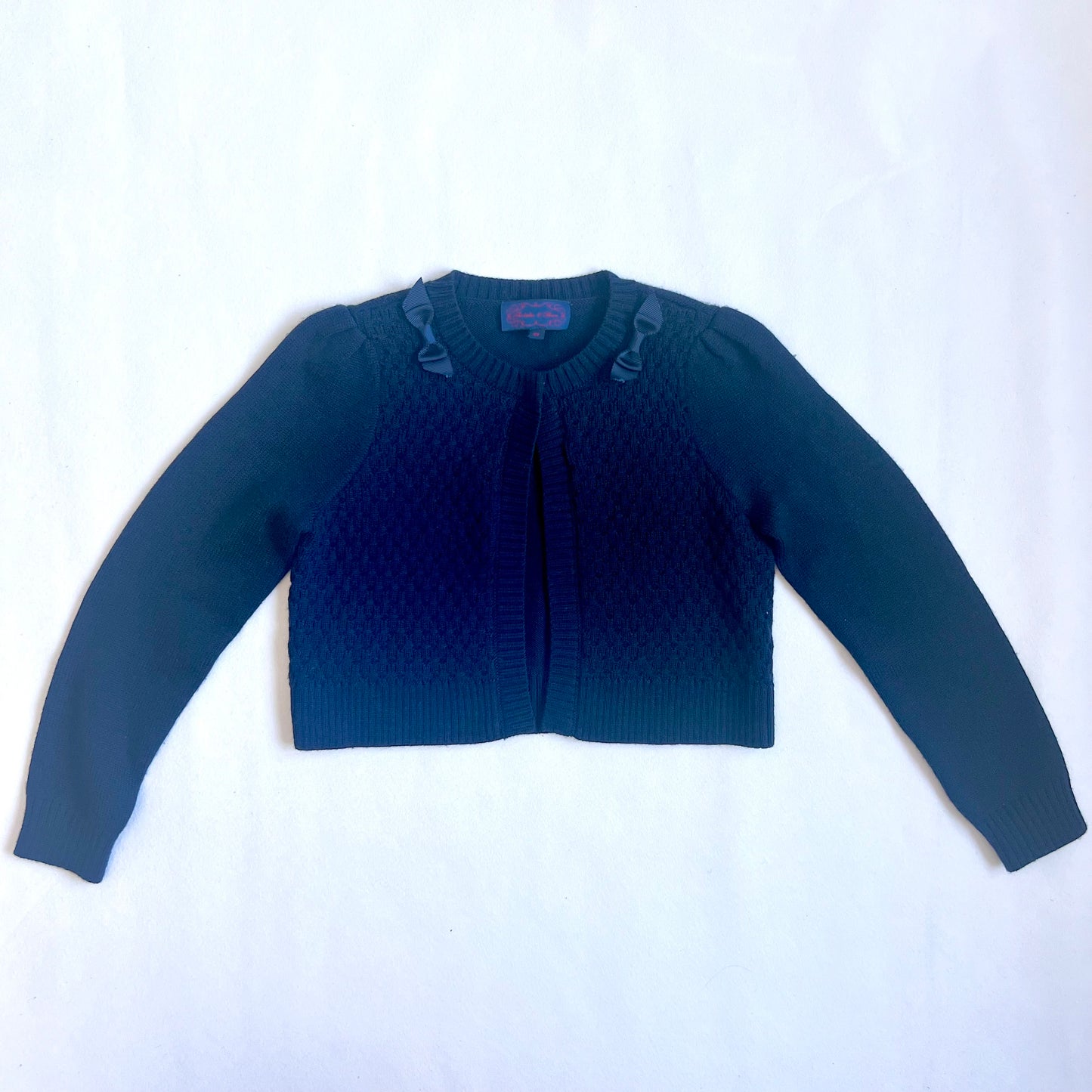 (Pre-loved) Nicholas & Bears Navy Cardigan 女童深藍色開襟羊毛衫 6Y