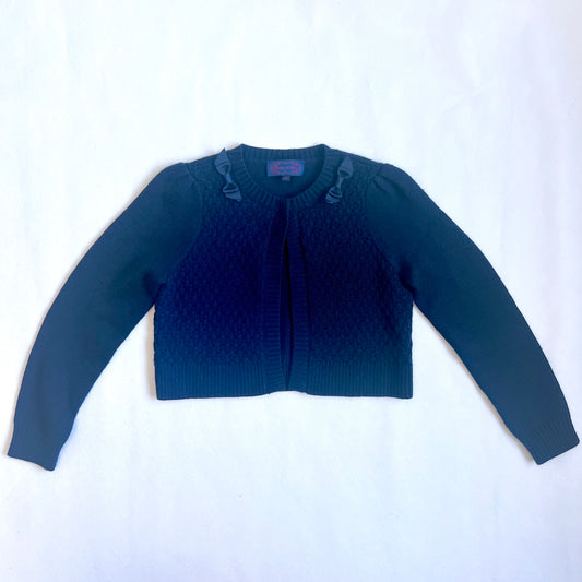 (Pre-loved) Nicholas & Bears Navy Cardigan 女童深藍色開襟羊毛衫 6Y