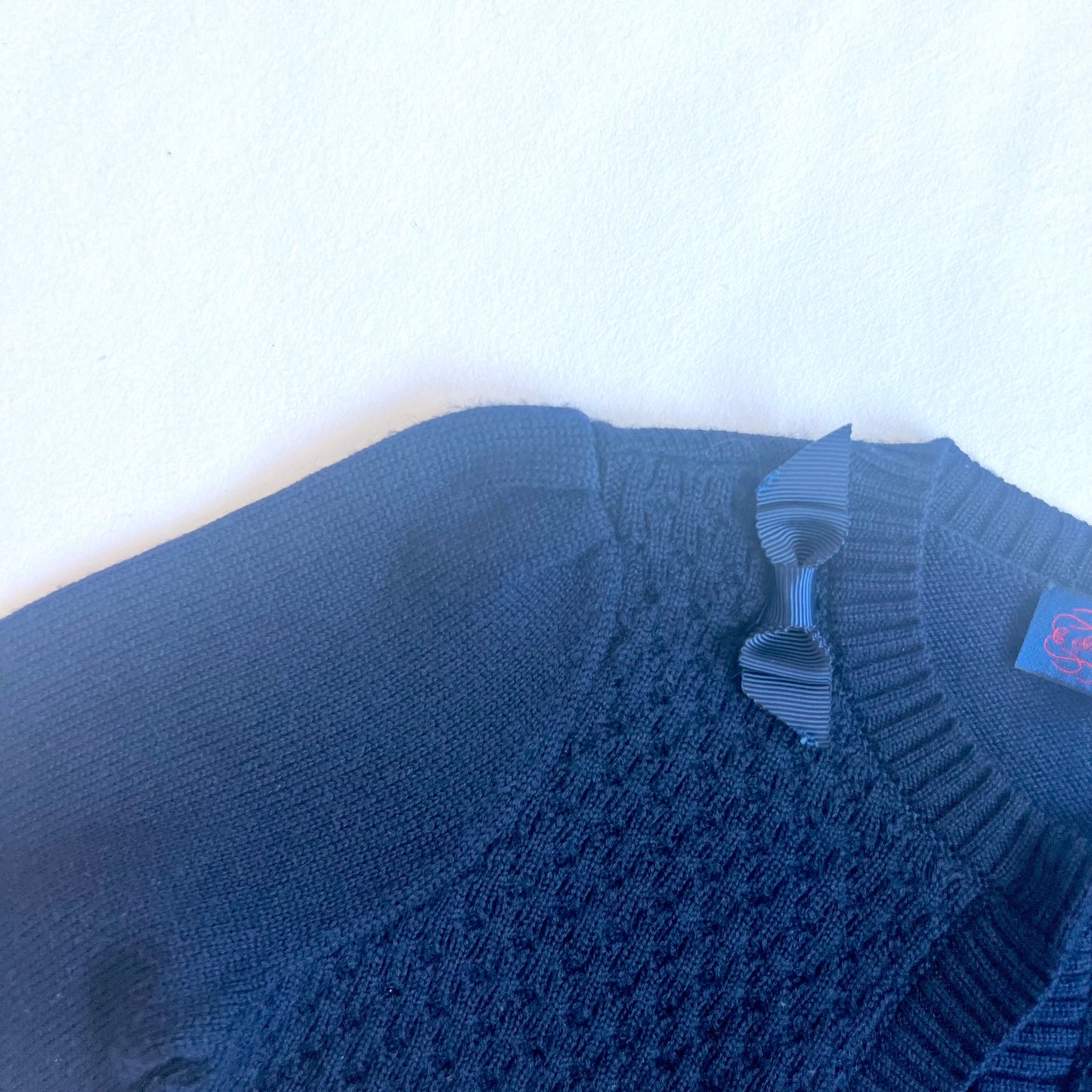 (Pre-loved) Nicholas & Bears Navy Cardigan 女童深藍色開襟羊毛衫 6Y