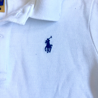 (Pre-loved) Polo Ralph Lauren White Polo Dress 女童白色短袖連身裙 5Y