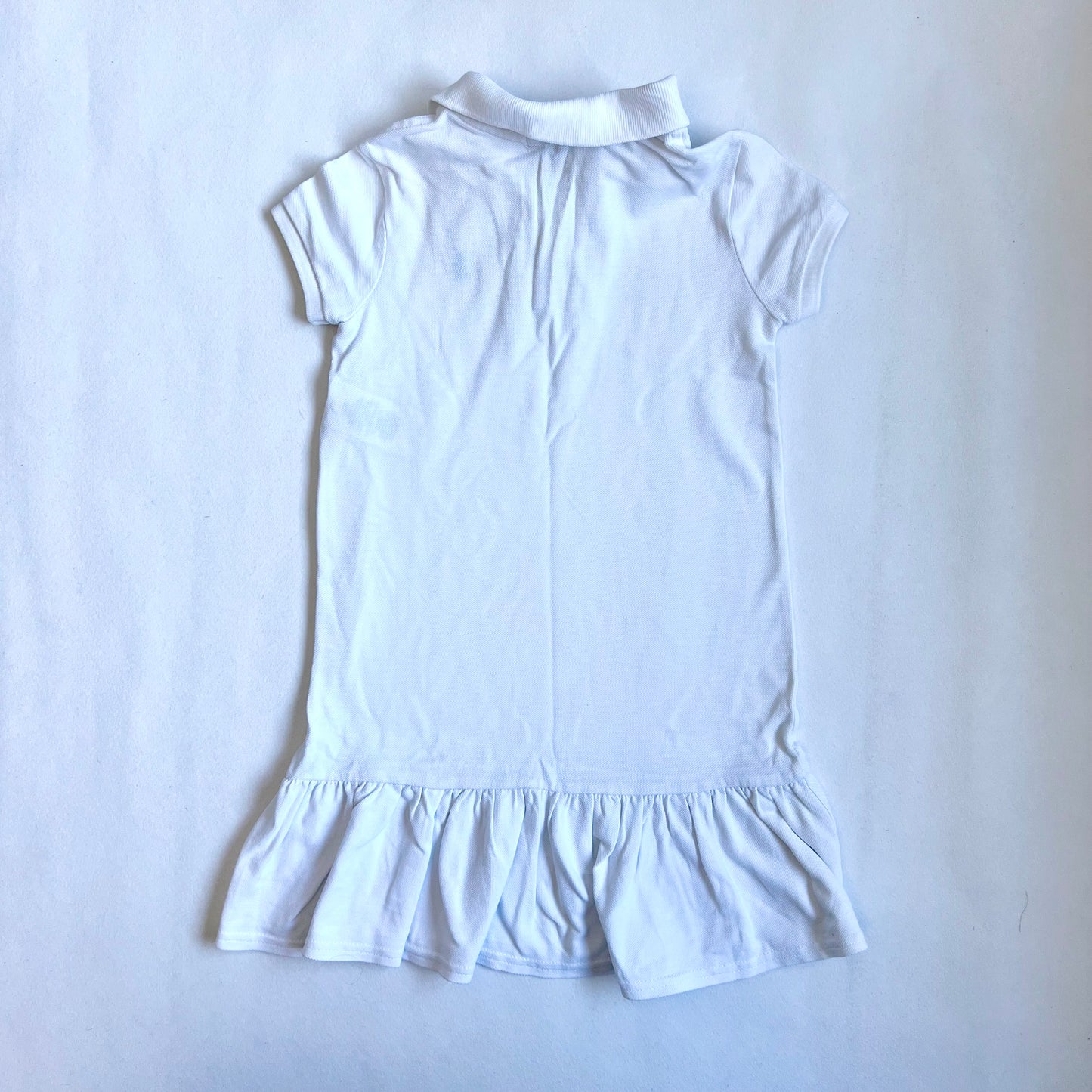 (Pre-loved) Polo Ralph Lauren White Polo Dress 女童白色短袖連身裙 5Y