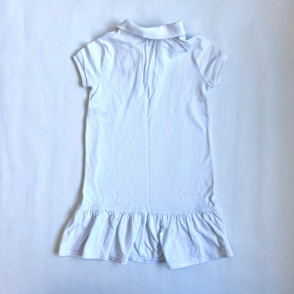 (Pre-loved) Polo Ralph Lauren White Polo Dress 女童白色短袖連身裙 5Y