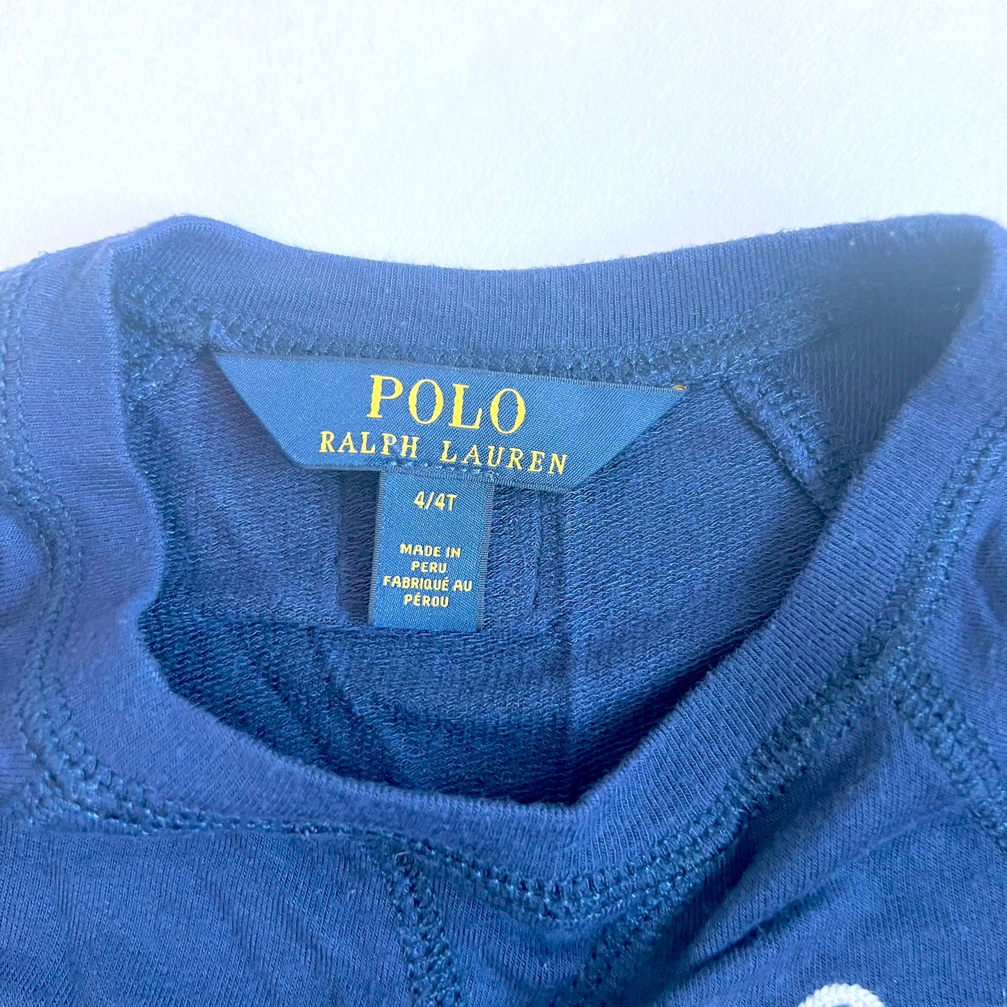 (Pre-loved) Polo Ralph Lauren Navy T shirt Dress 女童藍色長袖連身裙 4T