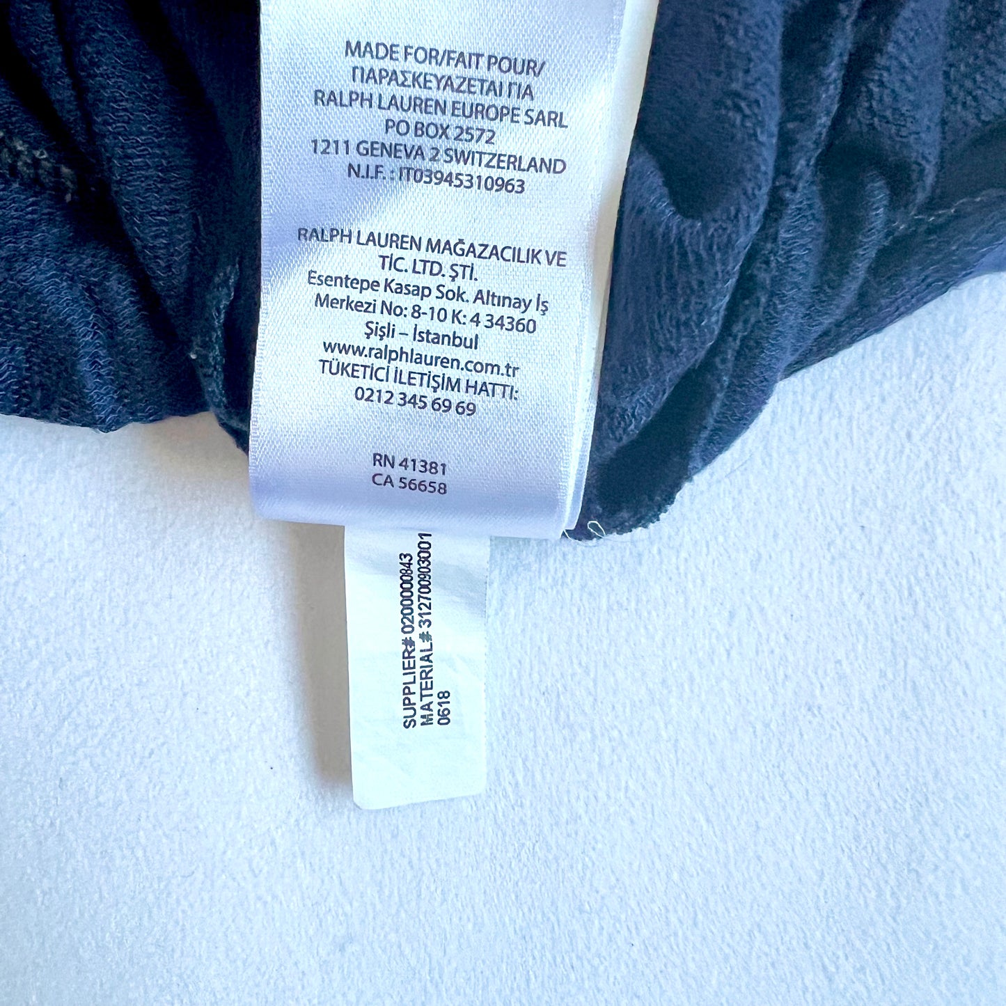 (Pre-loved) Polo Ralph Lauren Navy T shirt Dress 女童藍色長袖連身裙 4T