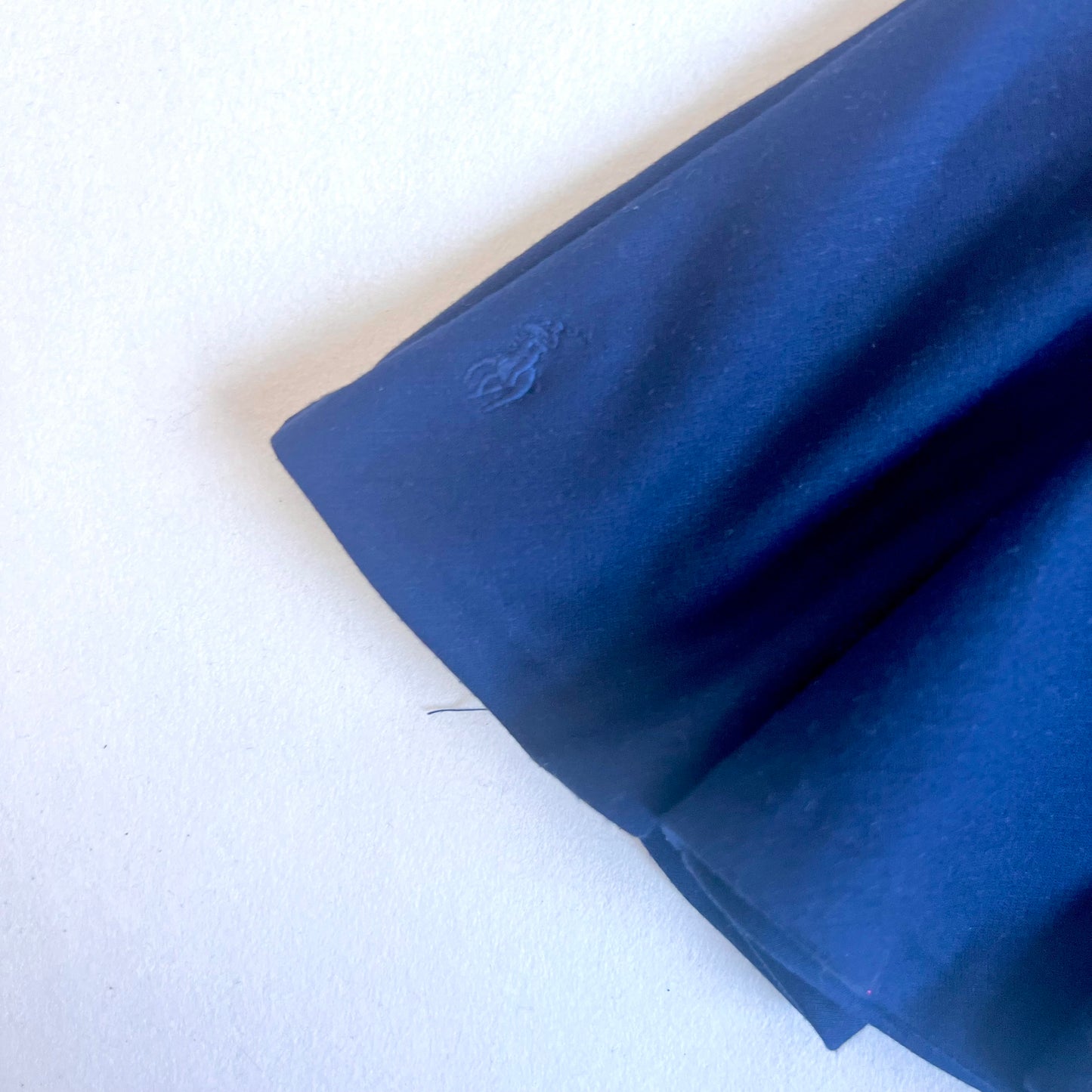 (Pre-loved) Polo Ralph Lauren Navy Girl Striped-Bow Ponte Dress 女童長袖蝴蝶結連身裙 5Y