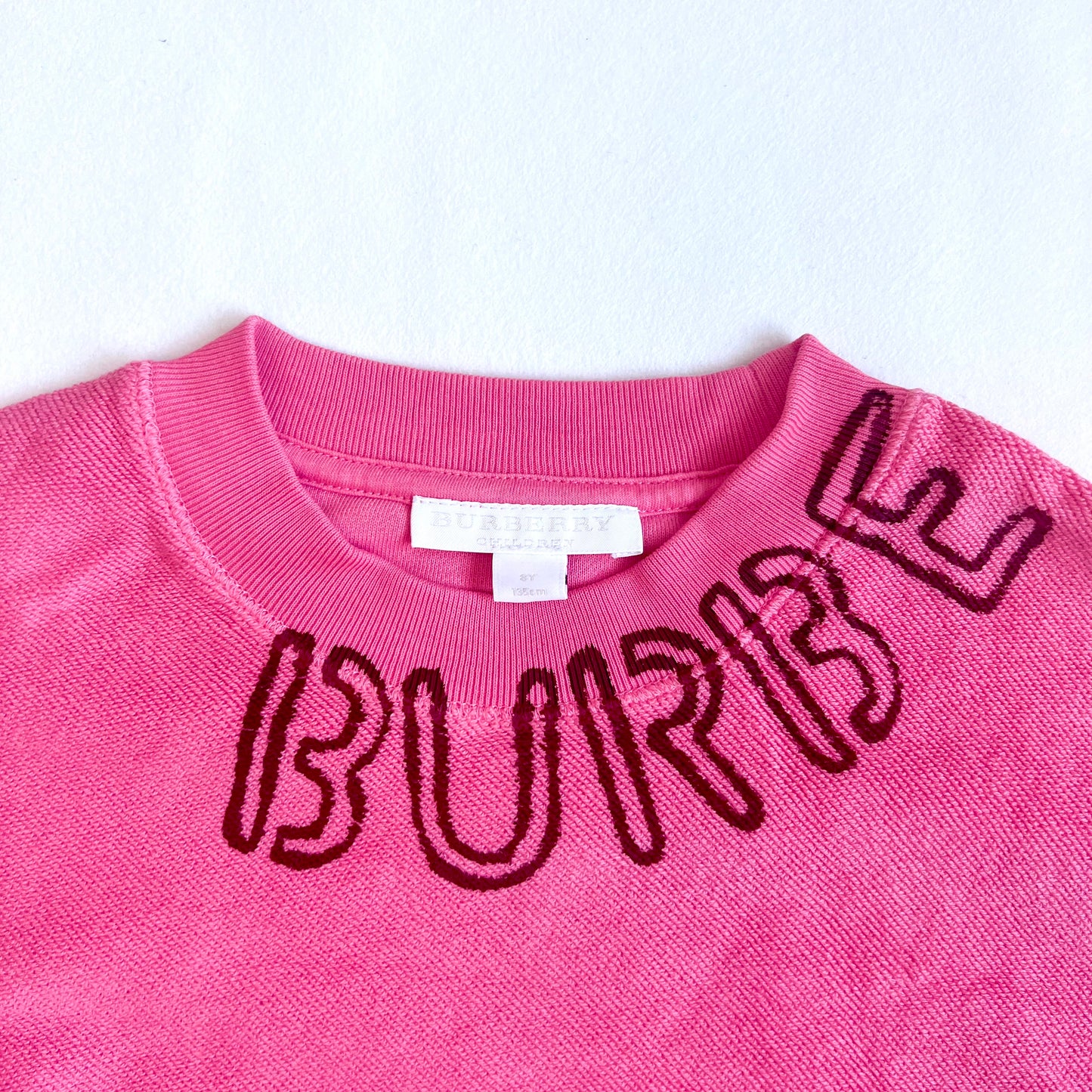 (Pre-loved) Burberry Pink Sweater 粉紅色衛衣 8Y