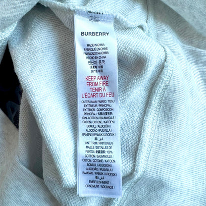 (Pre-loved) Burberry LONDON Sweater 灰色衛衣 8Y
