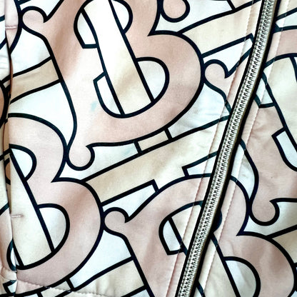 (Pre-loved) Burberry TB Logo Jacket 粉紅色印花外套 8Y