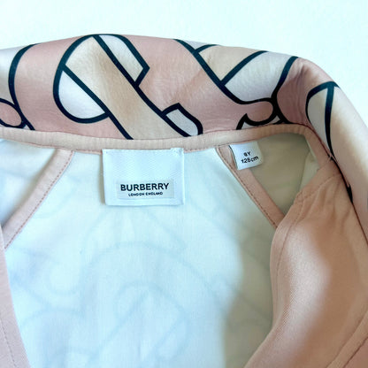 (Pre-loved) Burberry TB Logo Jacket 粉紅色印花外套 8Y