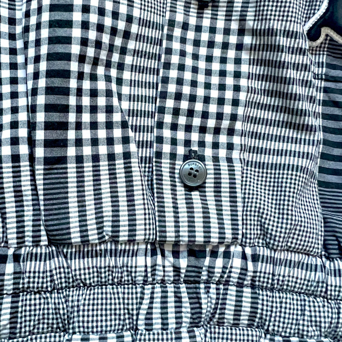 (Pre-loved) Burberry Grey Checkered Shirt Dress 灰色格仔長袖恤衫裙 8Y