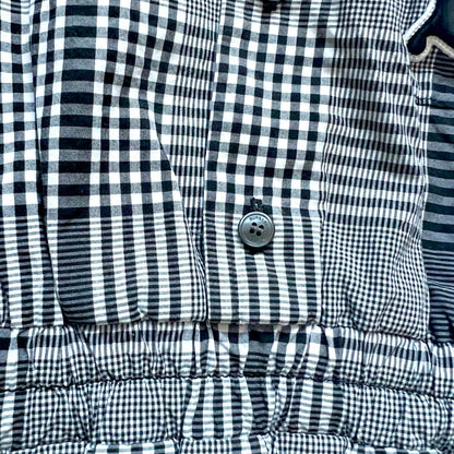 (Pre-loved) Burberry Grey Checkered Shirt Dress 灰色格仔長袖恤衫裙 8Y