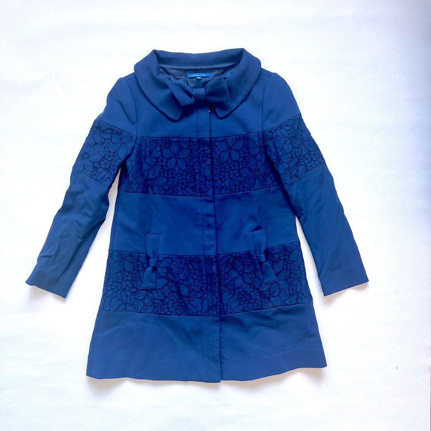 (Pre-loved) Nicholas & Bears Navy Formal Coat 女童藍色外套 10Y