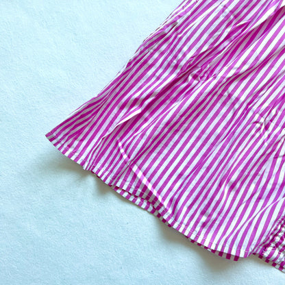 (Pre-loved) POLO Ralph Lauren Pink Striped Dress 粉紅色間條長袖恤衫連身裙 6Y