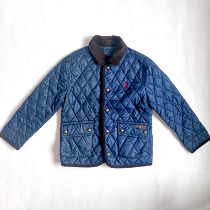 (Pre-loved) Polo Ralph Lauren Navy Quilted Field Jacket 藍色絎縫外套 5Y