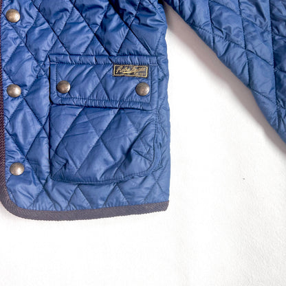 (Pre-loved) Polo Ralph Lauren Navy Quilted Field Jacket 藍色絎縫外套 5Y