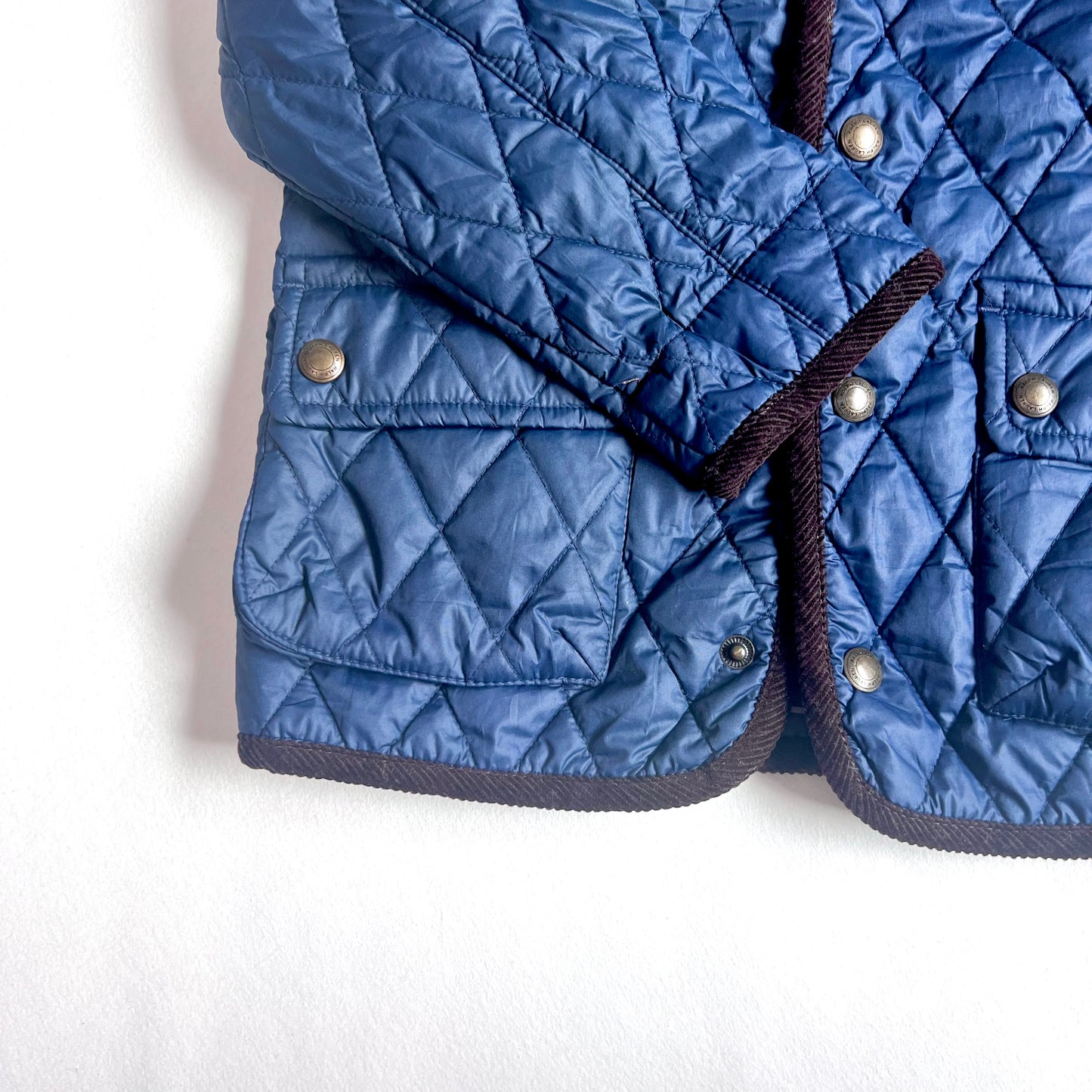 (Pre-loved) Polo Ralph Lauren Navy Quilted Field Jacket 藍色絎縫外套 5Y