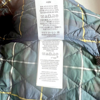 (Pre-loved) Polo Ralph Lauren Navy Quilted Field Jacket 藍色絎縫外套 5Y