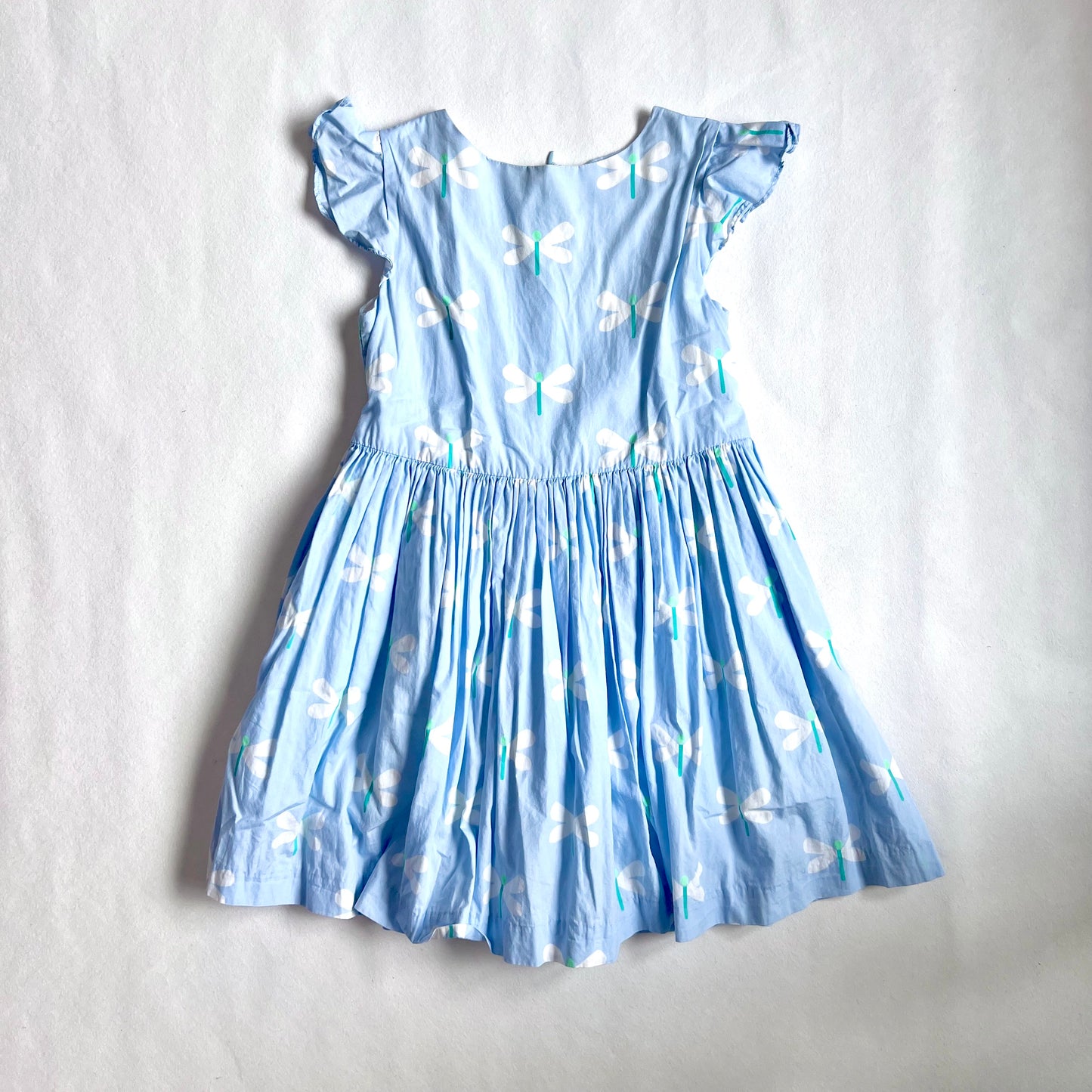 (Pre-loved) Jacadi Blue Dragonfly Dress 藍色蜻蜓裙 5Y