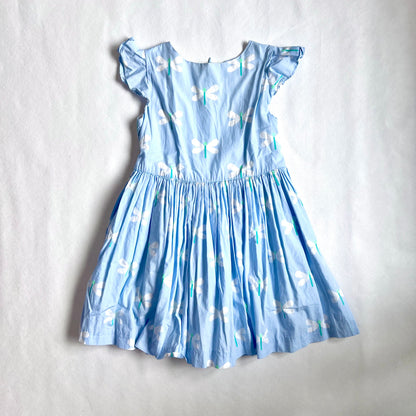 (Pre-loved) Jacadi Blue Dragonfly Dress 藍色蜻蜓裙 5Y