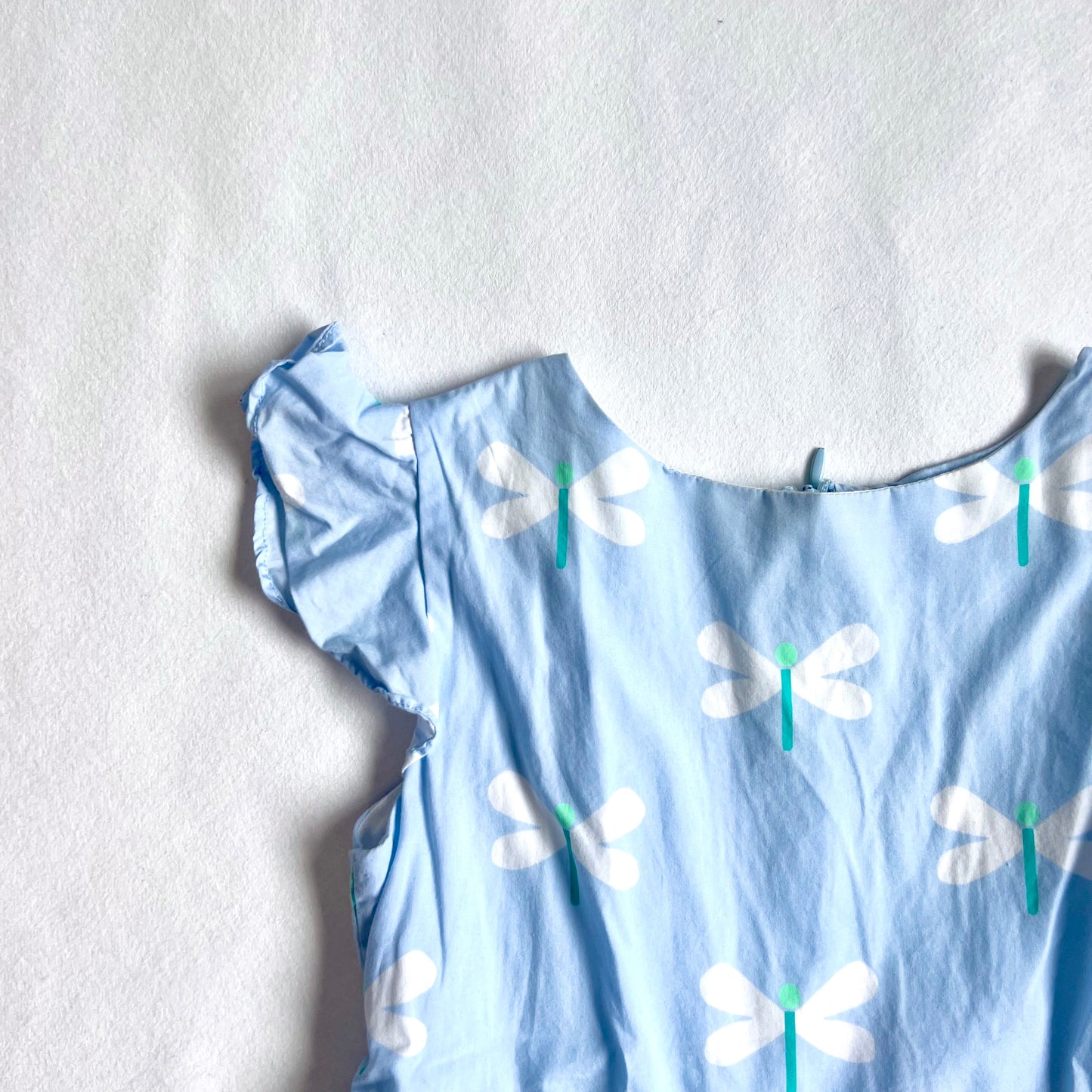 (Pre-loved) Jacadi Blue Dragonfly Dress 藍色蜻蜓裙 5Y