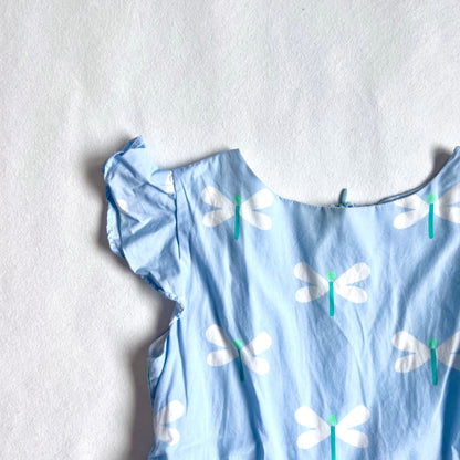 (Pre-loved) Jacadi Blue Dragonfly Dress 藍色蜻蜓裙 5Y